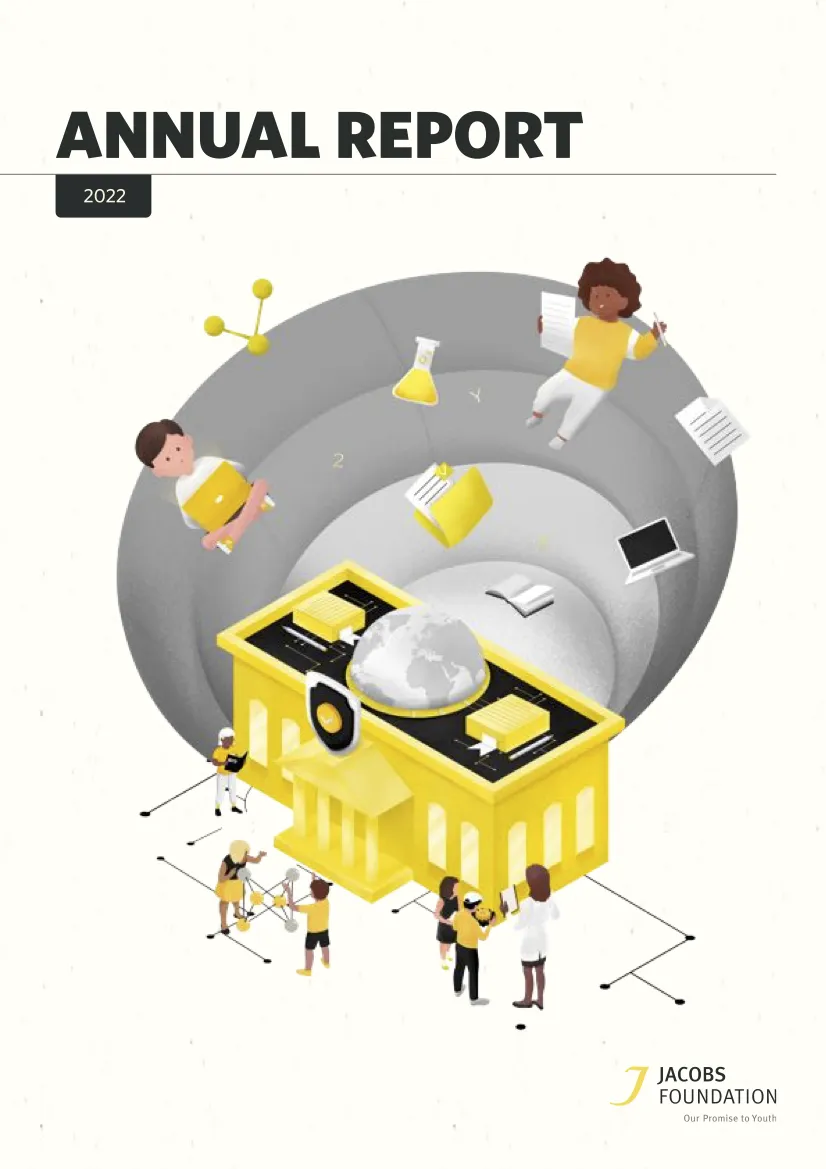 Jacobs Foundation 2022 Annual Report cover